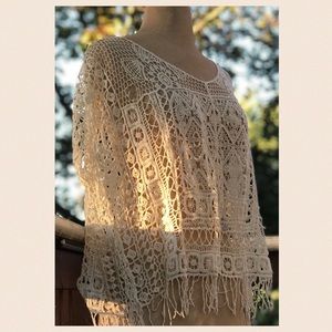 Urban Outfitters Ecote Lace Blouse, Medium